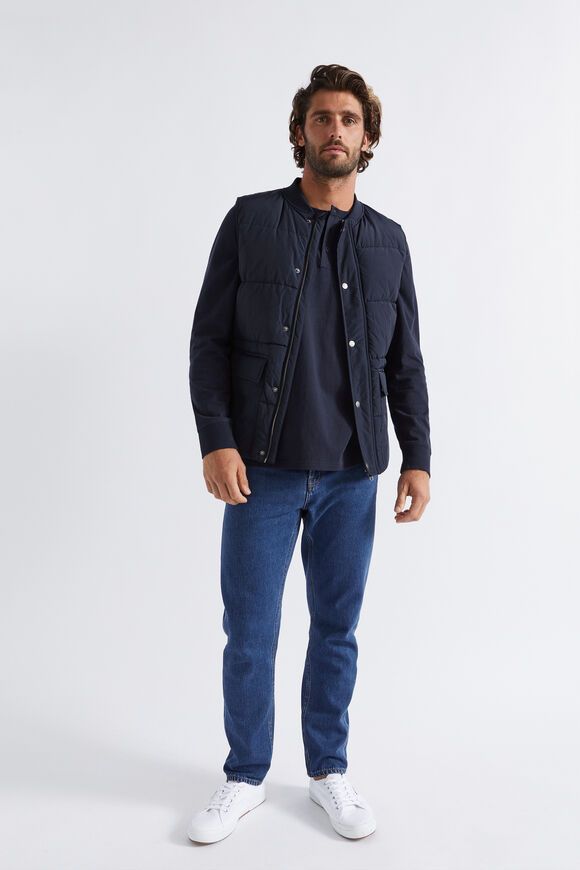 Henley Tee  Midnight Blue  hi-res