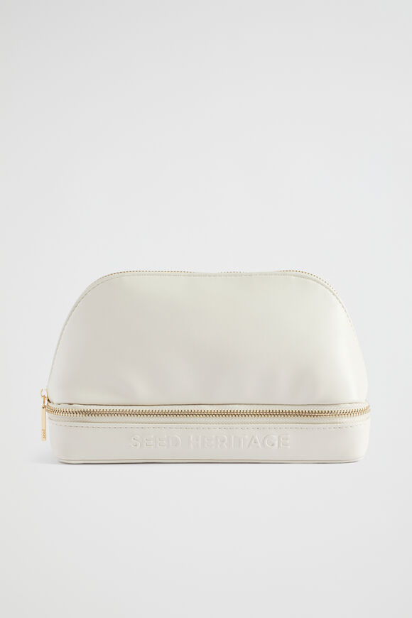 Make Up Travel Bag  Bone  hi-res