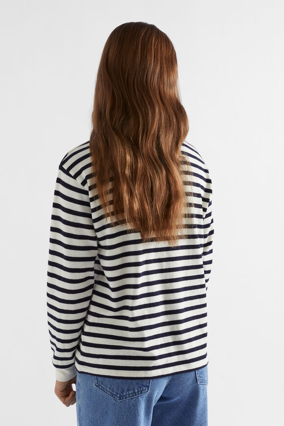 Rugby Stripe Tee  Midnight Stripe  hi-res