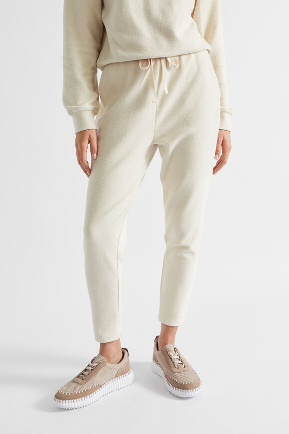 Reverse Terry Trackpant  Vanilla Cream  hi-res