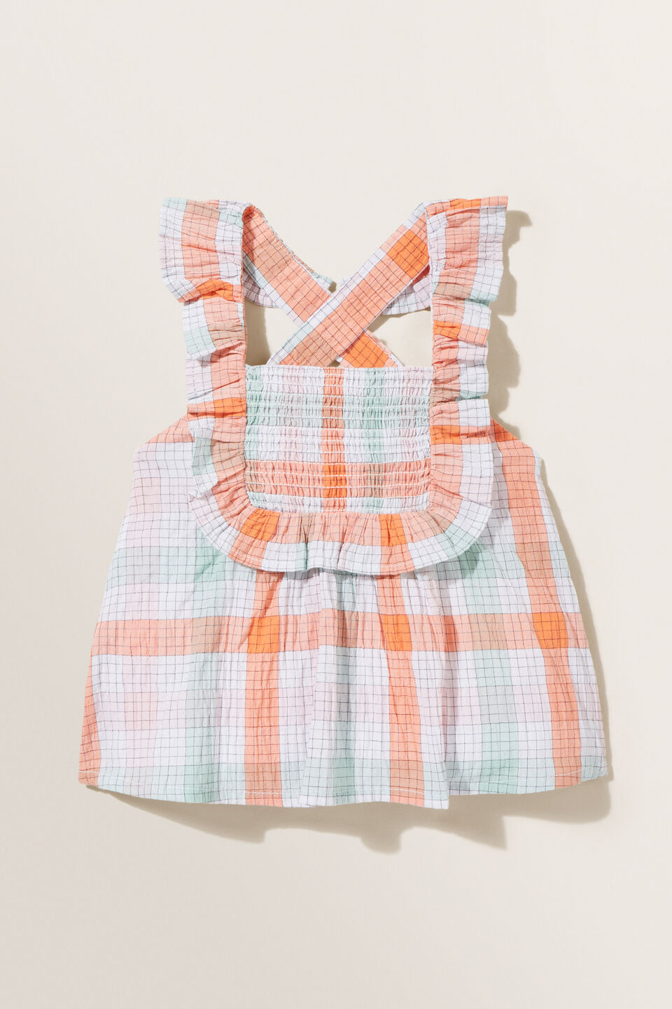 Gingham Top  Clementine