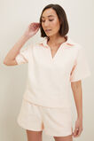 Terry Polo Top  Pale Blossom  hi-res