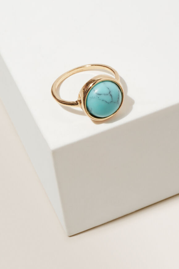 Stone Ring  Turquoise  hi-res