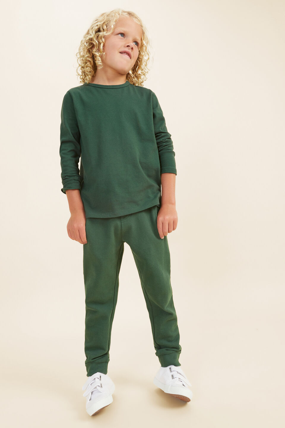 Core Basic Tee  Pine Green