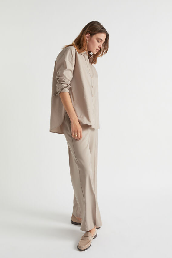 Poplin Button Down Shirt  Light Storm  hi-res