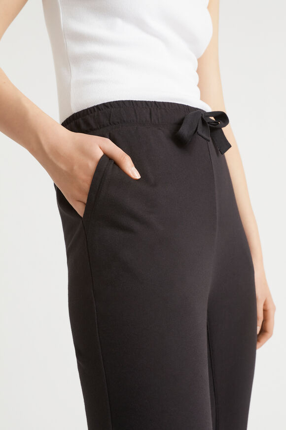 Core Cotton Jersey Trackpant  Black  hi-res