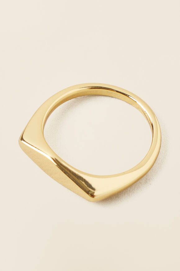 Fine Stacker Ring  Gold  hi-res