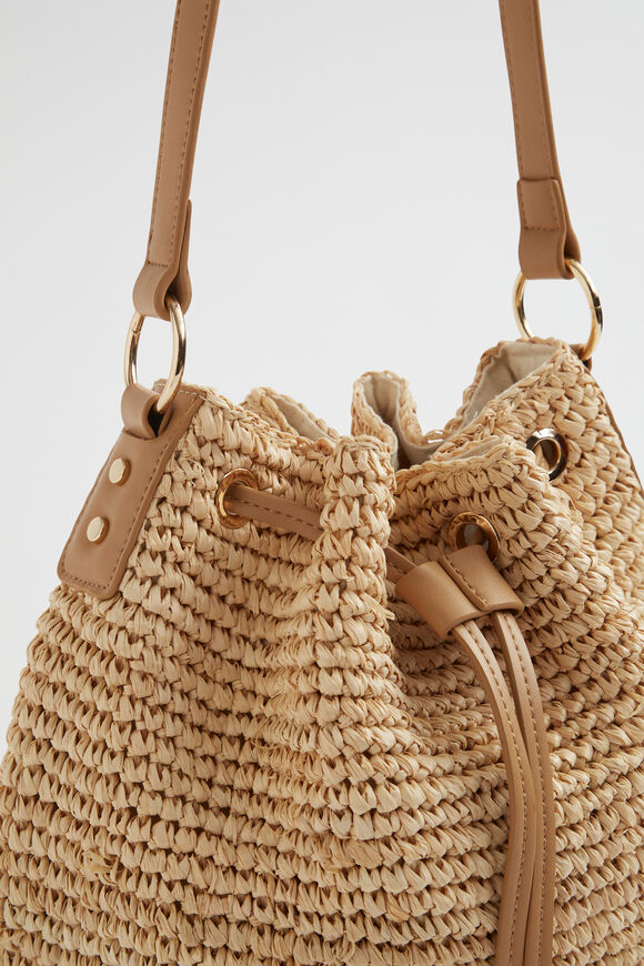 Raffia Bucket Bag  Natural  hi-res