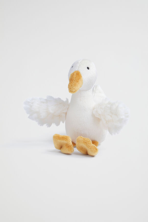 Snowy the Goose Rattle  White  hi-res
