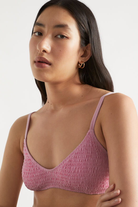 Shirred Bikini  Soft Orchid  hi-res