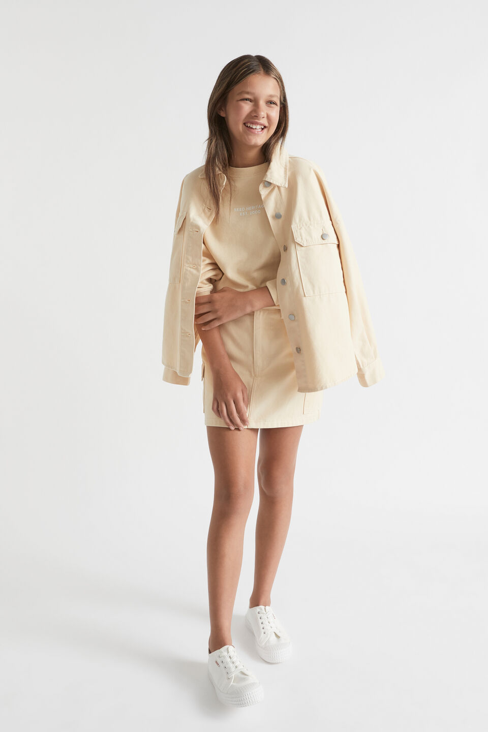 Utility Overshirt  Chai