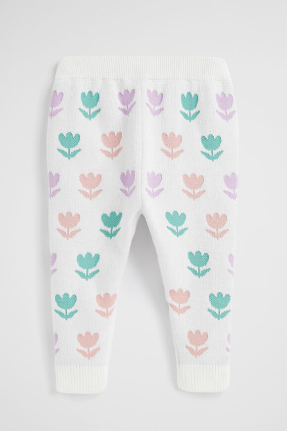 Floral Knit Pant  Canvas  hi-res
