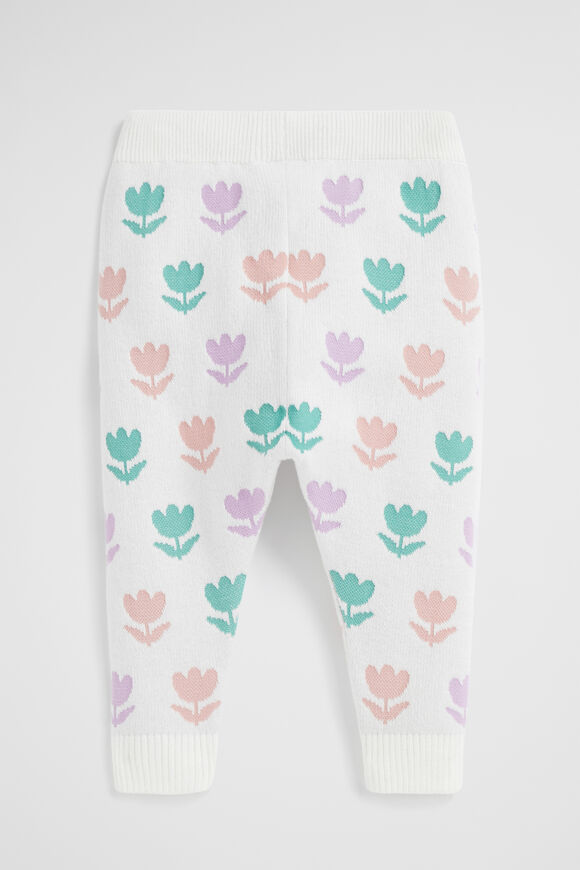 Floral Knit Pant  Canvas  hi-res