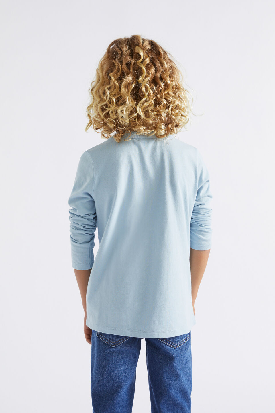 Bear Tee  Pale Blue
