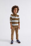 Block Stripe Knit  Cocoa  hi-res