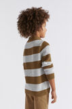 Block Stripe Knit  Cocoa  hi-res