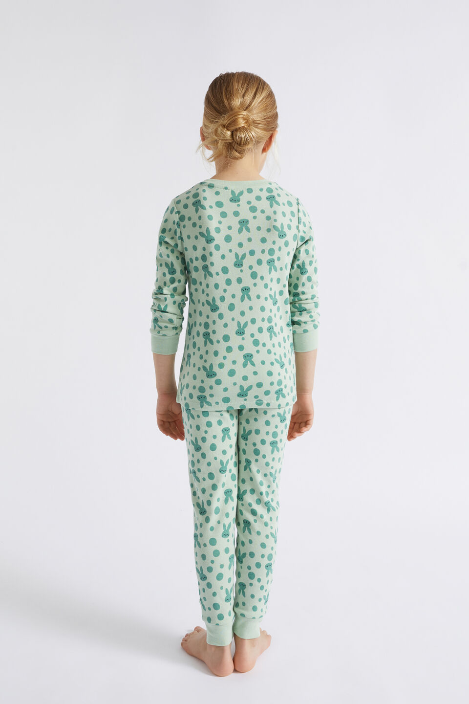 Spotted Bunny Pyjama  Sage