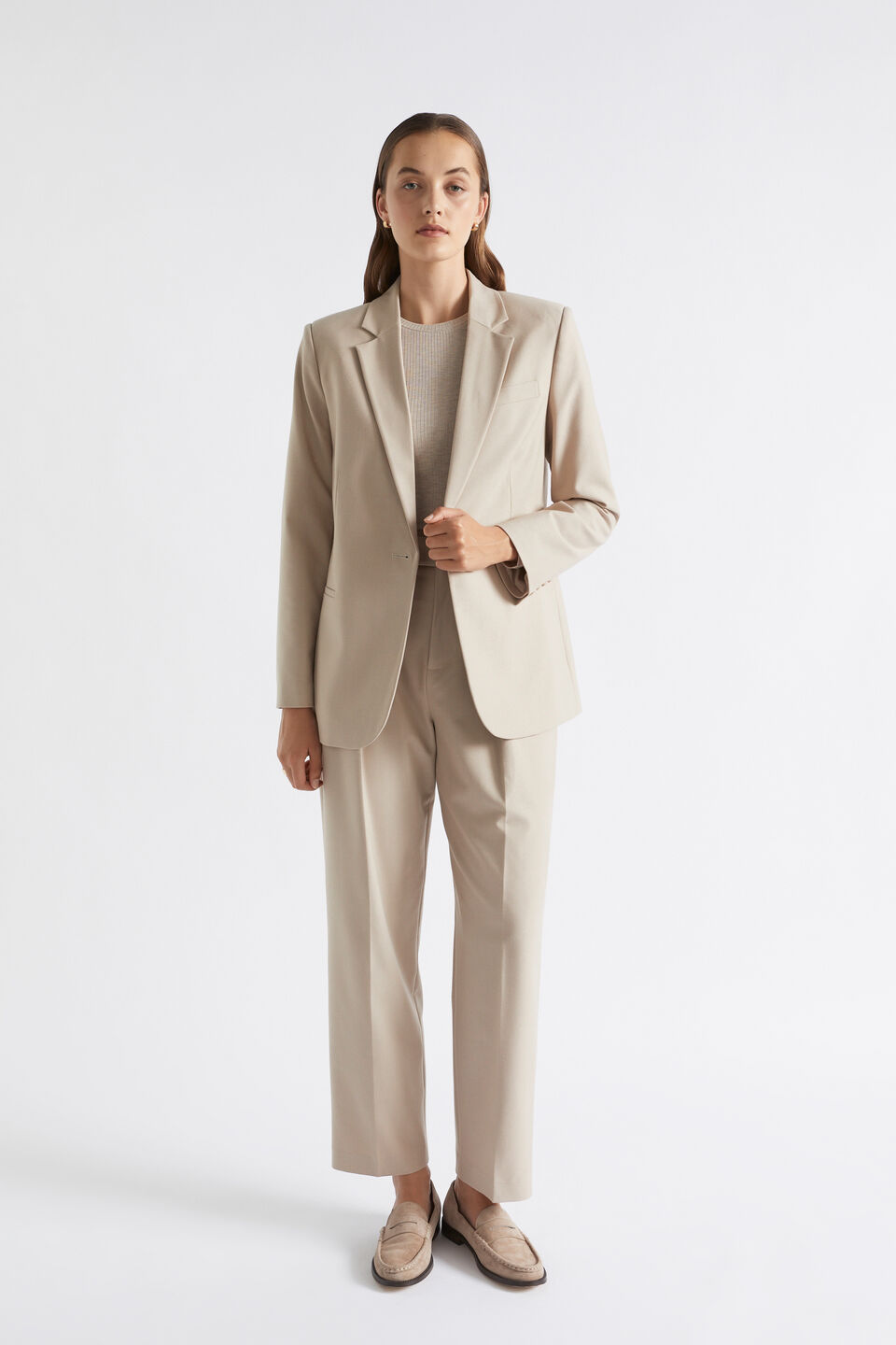 Boyfriend Blazer  Light Storm
