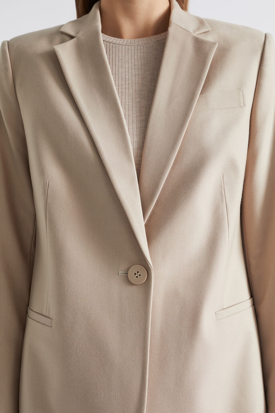Boyfriend Blazer  Light Storm