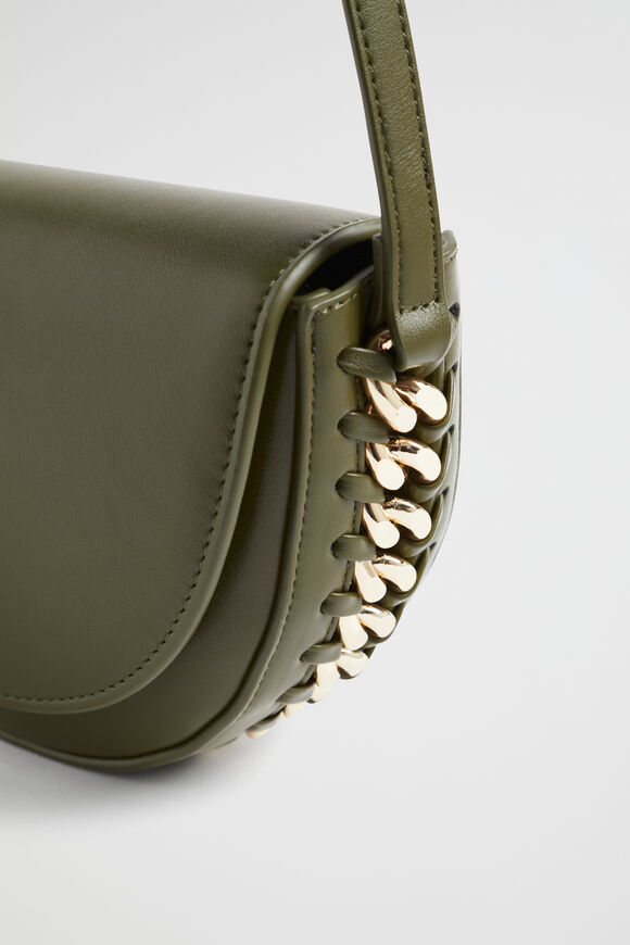 Chain Crossbody Bag  Dark Fern  hi-res