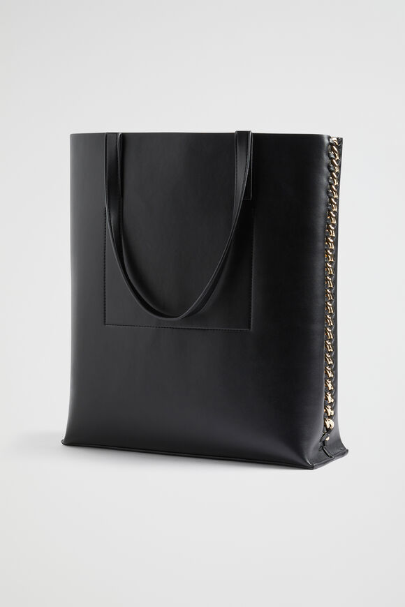 Chain Tote  Black  hi-res