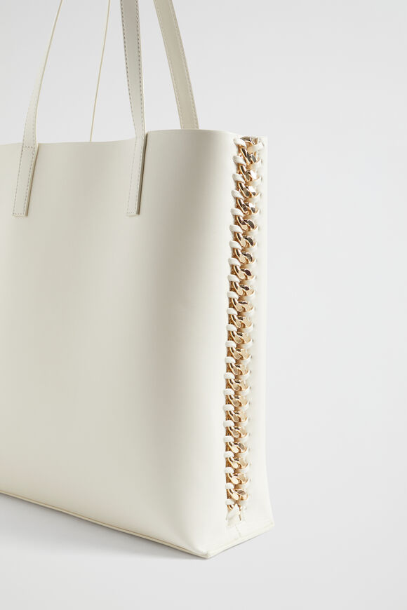 Chain Tote  Bone  hi-res
