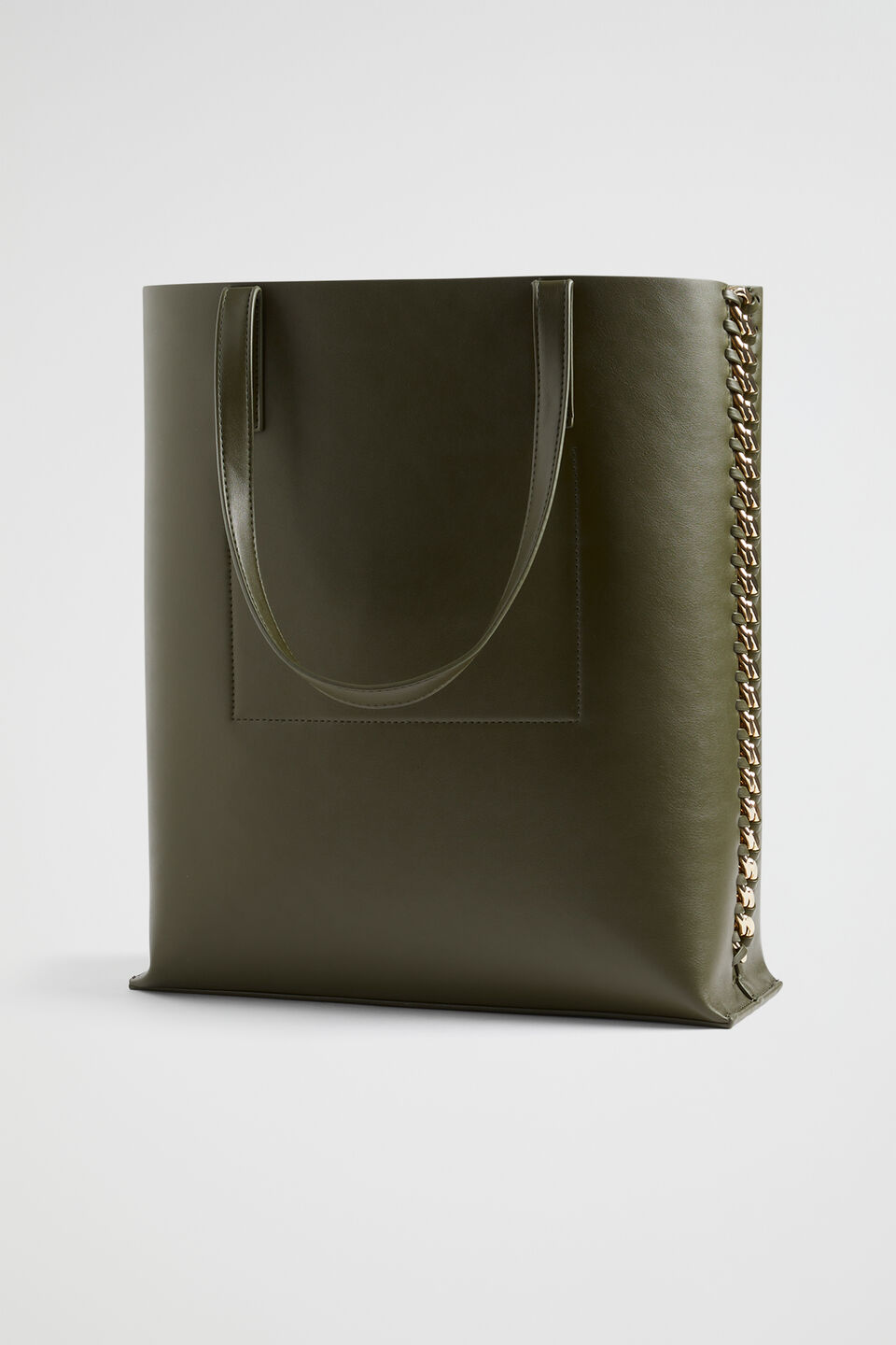 Chain Tote  Dark Fern