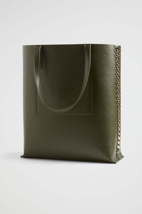 Chain Tote  Dark Fern  hi-res