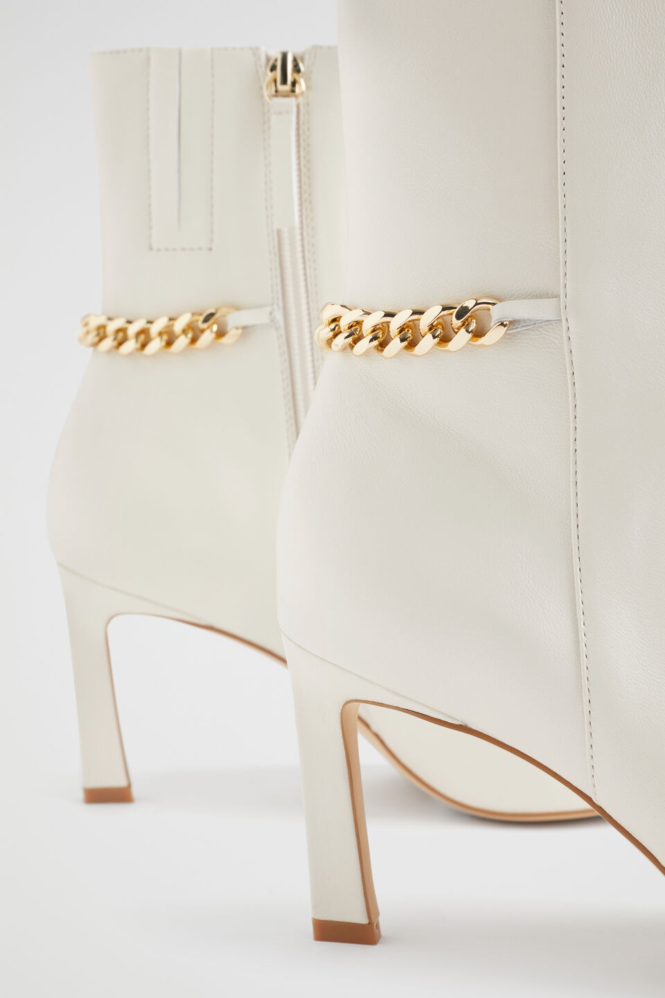 Charlotte Chain Boot  Bone