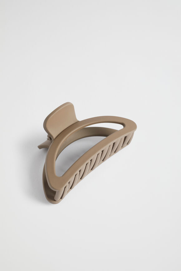 Crescent Hair Claw  Hazel  hi-res