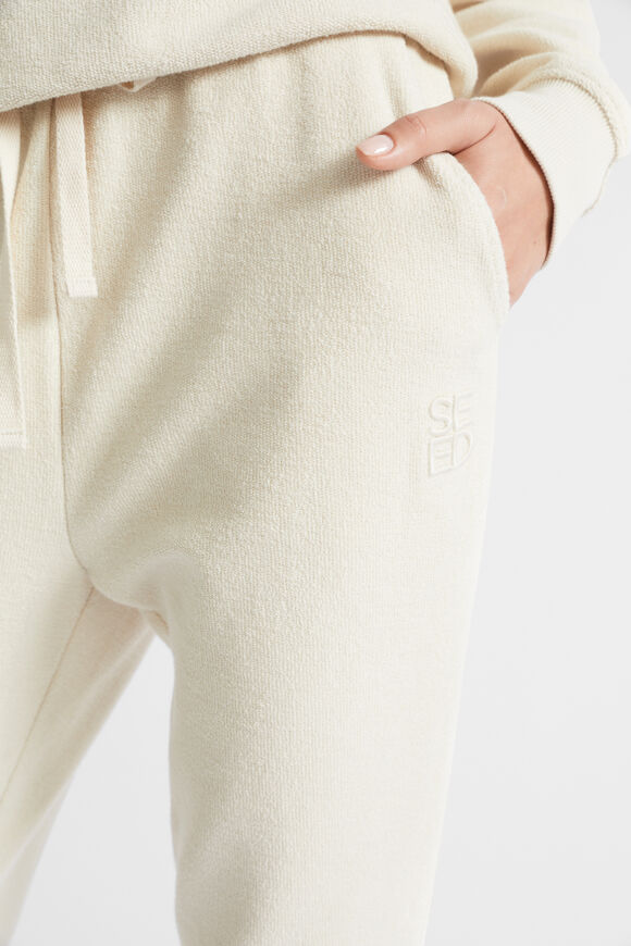 Reverse Terry Trackpant  Vanilla Cream  hi-res