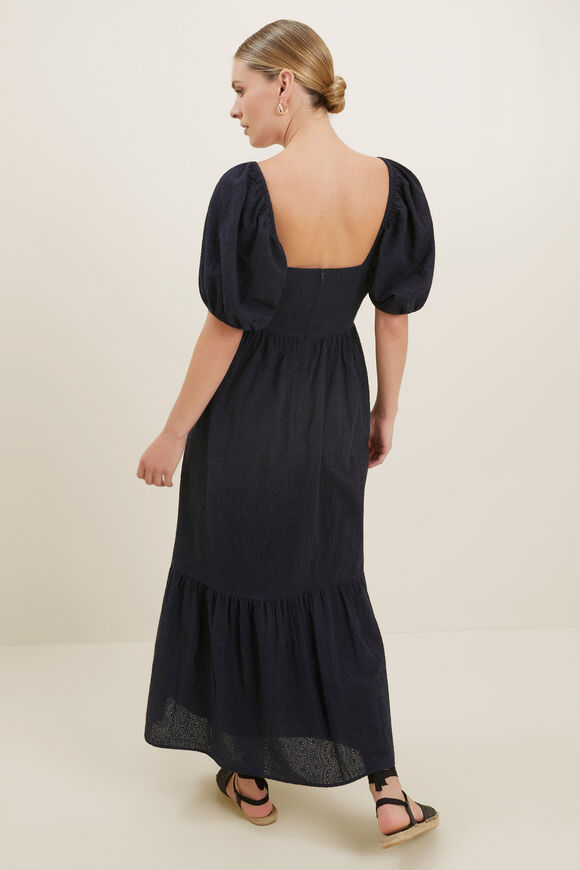 Broderie Maxi Dress  Deep Navy  hi-res