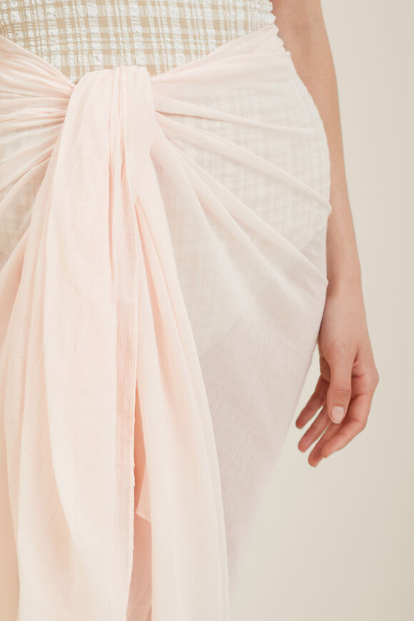 Cotton Sarong  Pale Blossom  hi-res