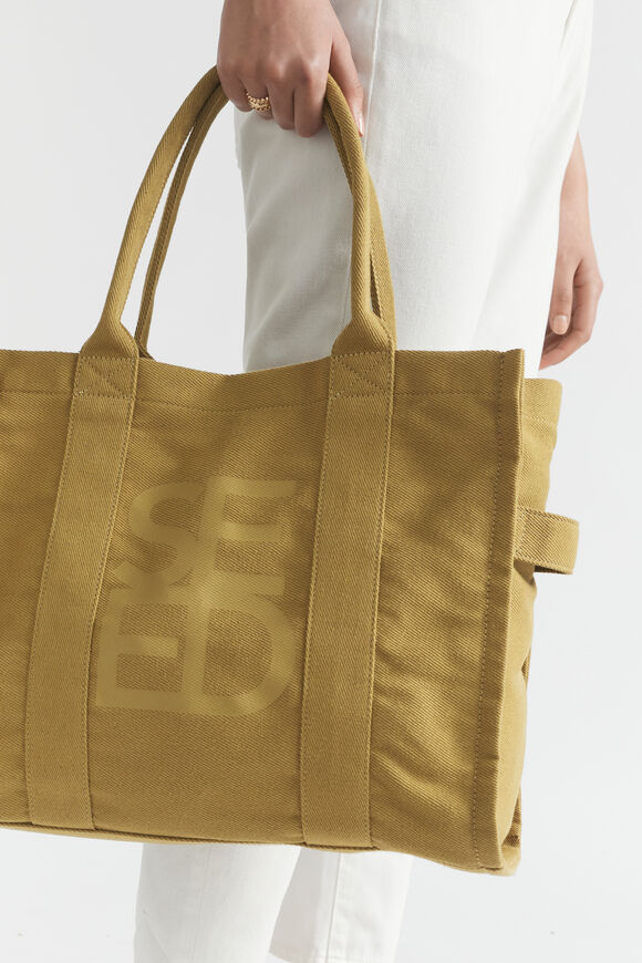 Seed Canvas Tote Bag  Deep Bronze  hi-res