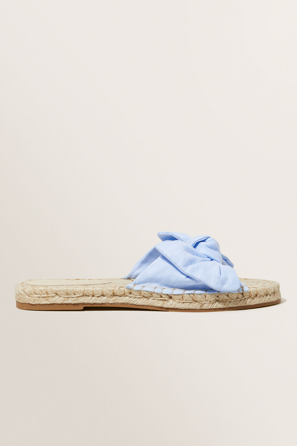 Erin Bow Espadrille  Clear Sky