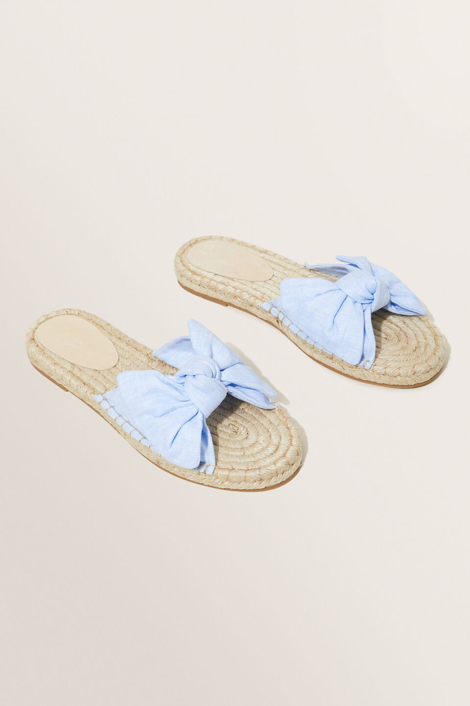 Erin Bow Espadrille  Clear Sky
