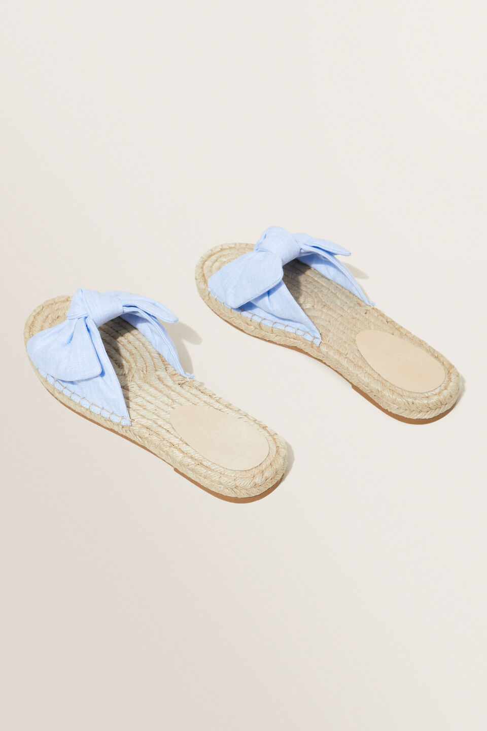 Erin Bow Espadrille  Clear Sky
