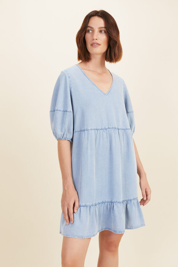 Frill Hem Mini Dress    hi-res