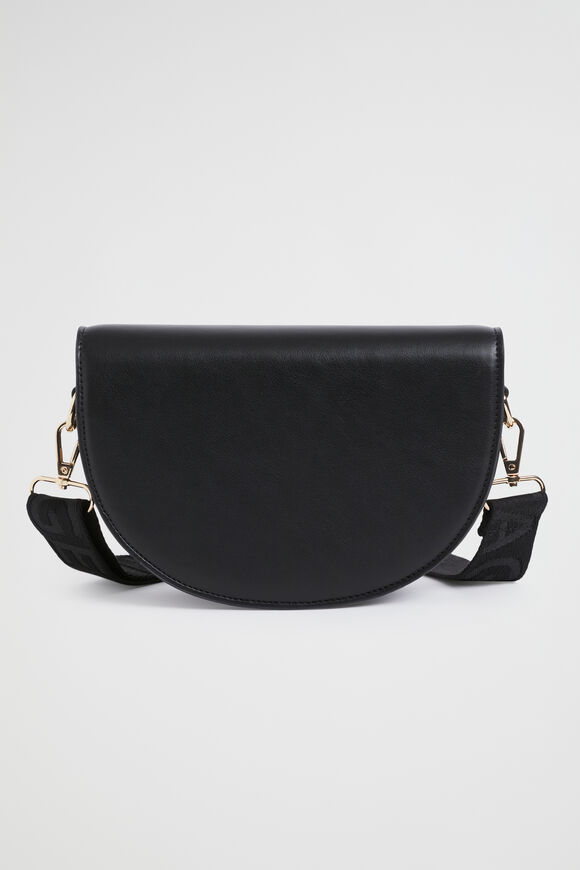 Logo Saddle Bag  Black  hi-res