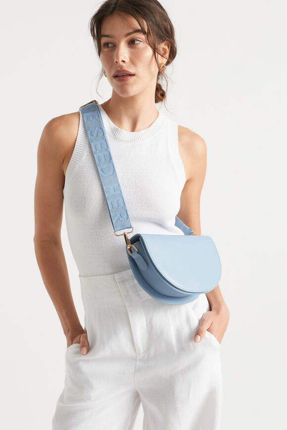 Logo Saddle Bag  Bluebell  hi-res
