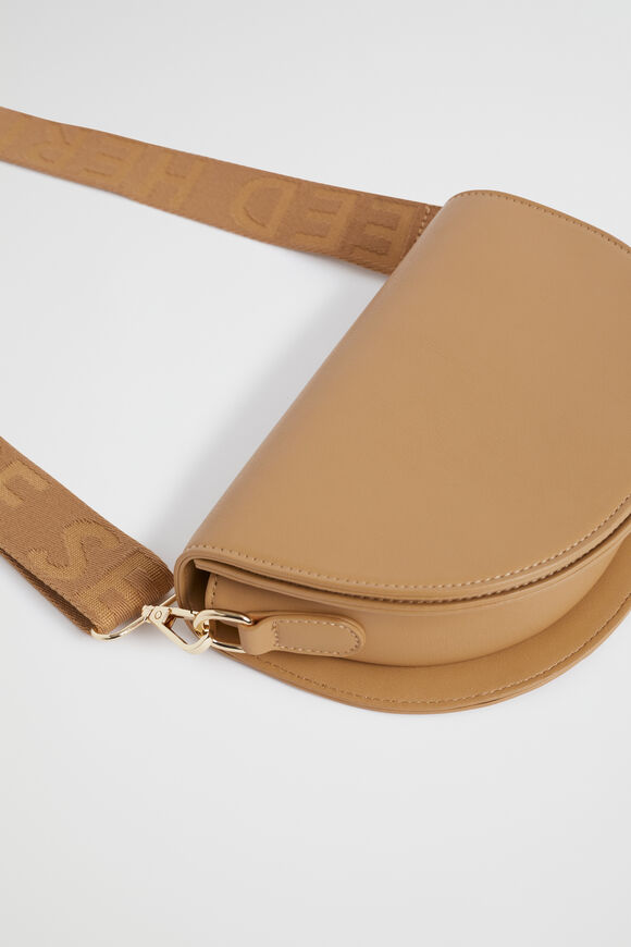 Logo Saddle Bag  Caramel  hi-res