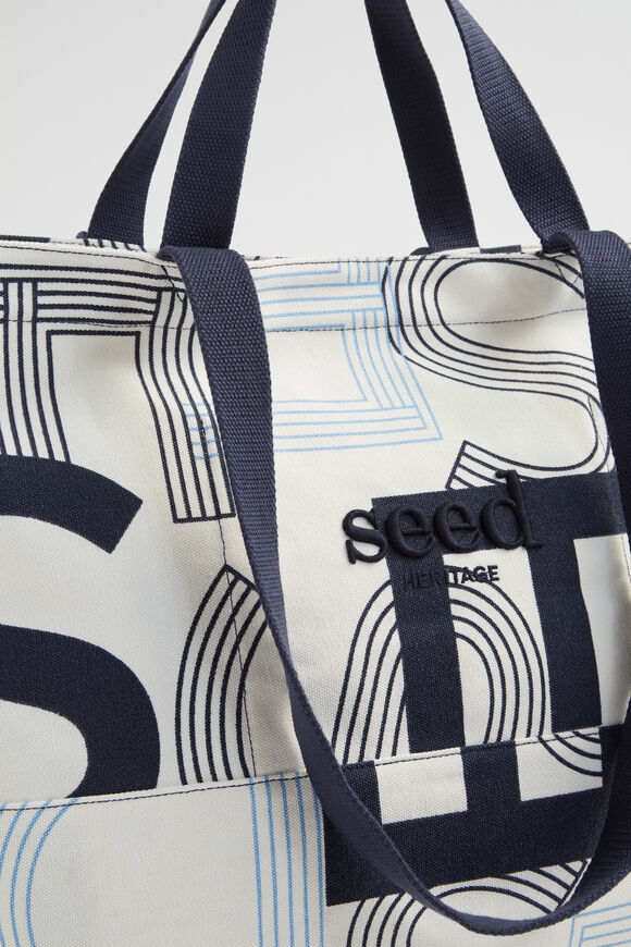 Seed Overnight Bag  Navy Logo  hi-res