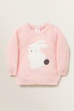 Bunny Crew Knit Sweater    hi-res