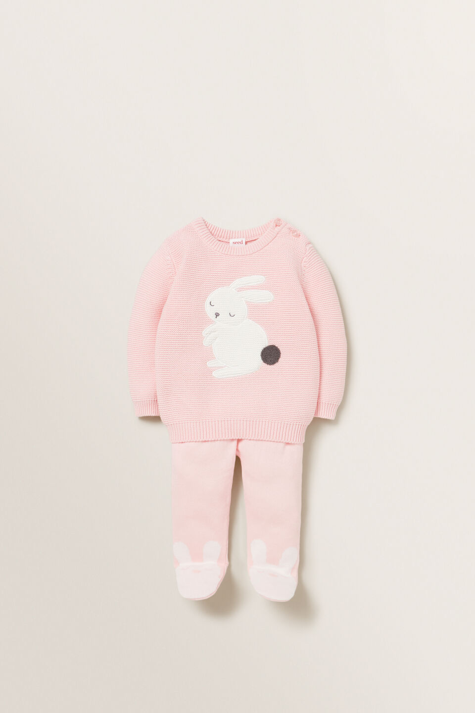 Bunny Crew Knit Sweater  