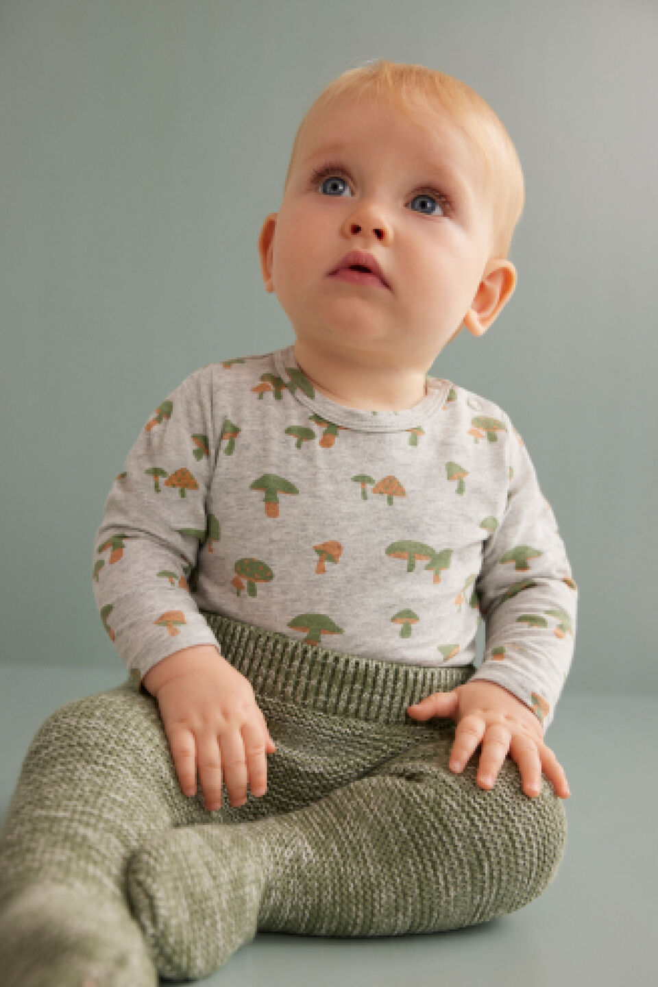 Knit Mixy Legging  Fern