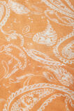 Paisley Print scarf  Dark Apricot  hi-res