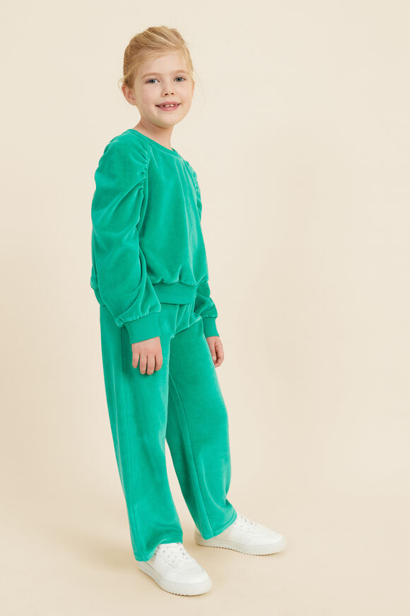 Velour Track Pant  Basil  hi-res