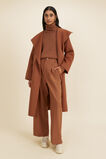 Turtleneck Rib Sweater  Mahogany  hi-res