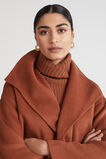 Turtleneck Rib Sweater  Mahogany  hi-res