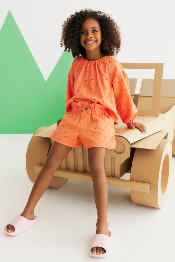 Cutwork Short  Tangerine  hi-res